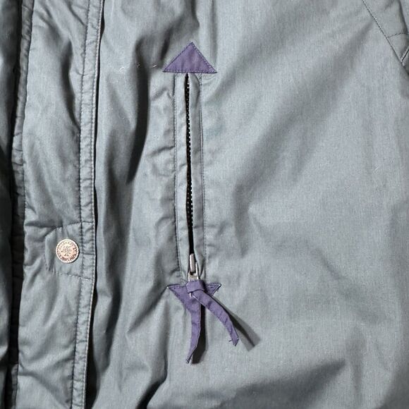 Mulberry Street vintage 90s Down Puffer Parka Hunter Green Women’s size L - Picture 4 of 14